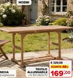 Iperal Noemi tavolo allungabile offerta