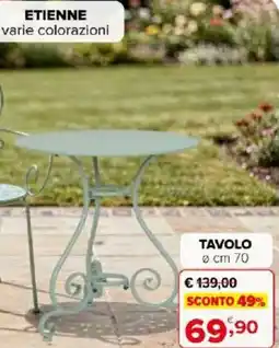 Iperal Etienne tavolo offerta