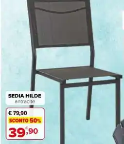 Iperal Sedia hilde antracite offerta