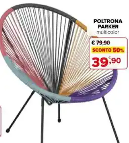 Iperal Poltrona parker multicolor offerta