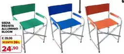 Iperal Sedia regista alluminio bloom offerta