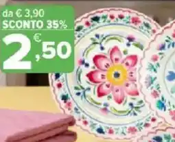 Iperal Piatto piano glen in melamina offerta