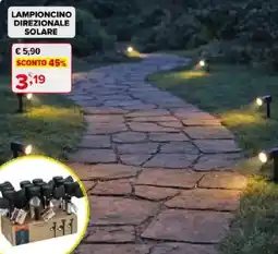 Iperal Lampioncino direzionale solare offerta