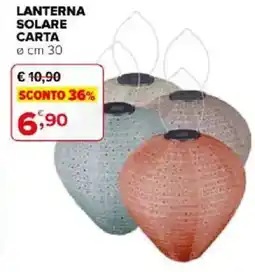 Iperal Lanterna solare carta offerta