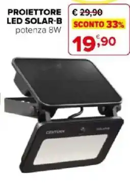 Iperal Proiettore led solar-b potenza 8W offerta