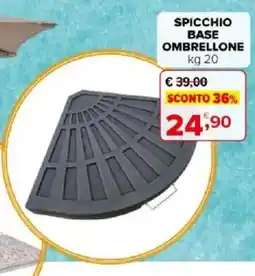 Iperal Spicchio base ombrellone offerta