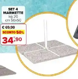Iperal Set 4 marmette offerta