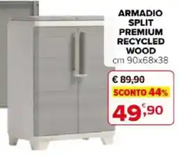 Iperal Armadio split premium recycled wood offerta