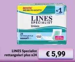 Maxi Supermercati LINES Specialist rettangolari plus x24 offerta