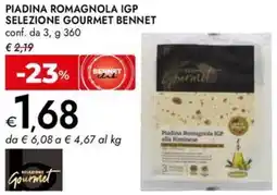 Bennet Piadina romagnola igp selezione gourmet BENNET offerta