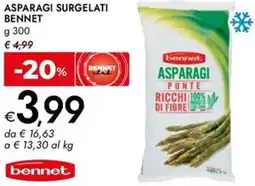 Bennet Asparagi surgelati BENNET offerta