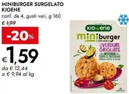 Bennet Miniburger surgelato KIOENE offerta