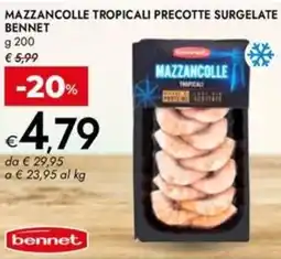 Bennet Mazzancolle tropicali precotte surgelate BENNET offerta