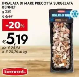 Bennet Insalata di mare precotta surgelata BENNET offerta