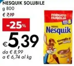 Bennet Nesquik solubile offerta
