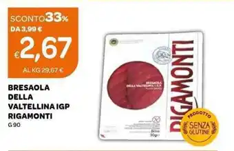 Ekom Rigamonti Bresaola Della Valtellina IGP 90g offerta