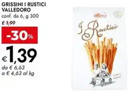 Bennet Grissini i rustici VALLEDORO offerta