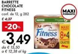 Bennet Barrette chocolate fitness Nestle offerta