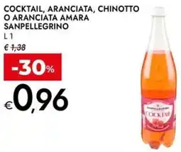 Bennet Cocktail, aranciata, chinotto o aranciata amara SANPELLEGRINO offerta