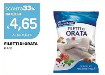 Ekom Blu Mares Filetti di Orata 400 g offerta