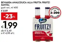 Bennet Bevanda analcolica alla frutta fruitz! SANTAL offerta