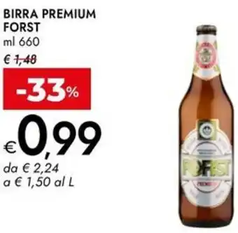 Bennet Birra premium FORST offerta