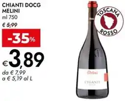 Bennet Chianti docg MELINI offerta