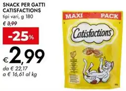 Bennet SNACK PER GATTI CATISFACTIONS offerta