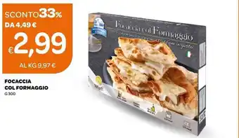 Ekom Focaccia Col Formaggio 300g offerta