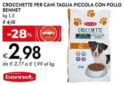 Bennet Crocchette per cani taglia piccola con pollo BENNET offerta