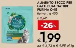 Bennet Alimento secco per gatti dual nature PURINA ONE offerta