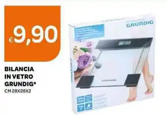 Grundig Bilancia in Vetro 28x28x2 cm
