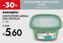 Bennet Contenitore aroma con cestello offerta