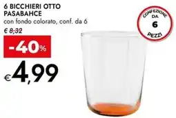 Bennet 6 bicchieri otto pasabahce offerta