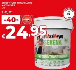 Bennet Idropittura traspirante MAX MEYER offerta