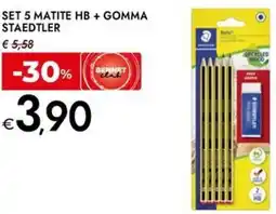 Bennet Set 5 matite hb + gomma staedtler offerta