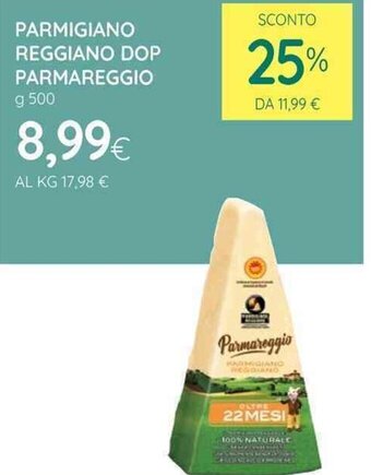Ekom Parmareggio Parmigiano Reggiano DOP 500 g offerta