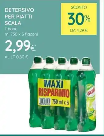 Ekom Scala Detersivo Per Piatti Limone 750 ml offerta