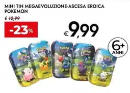 Bennet Mini tin megaevoluzione-ascesa eroica POKEMON offerta