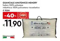 Bennet Guanciale anatomico memory offerta