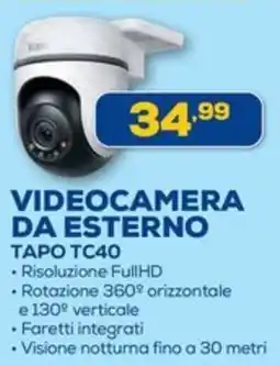 Euronics tp-link VIDEOCAMERA DA ESTERNO TAPO TC40 offerta