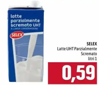 Famila Selex Latte UHT Parzialmente Scremato 1 Litri offerta