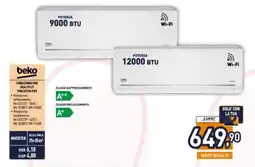 Unieuro Beko condizionatore dualsplit evolution pro offerta