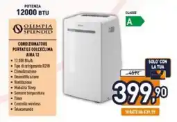 Unieuro OLIMPIA SPLENDID CONDIZIONATORE PORTATILE DOLCECLIMA AIRA 12 offerta
