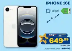 Euronics IPHONE 16E offerta