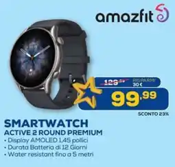 Euronics Amazfit smartwatch active 2 round premium offerta