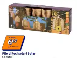 Action Filo di luci solari Solar offerta