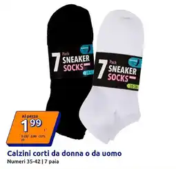 Action Calzini corti da donna o da uomo offerta