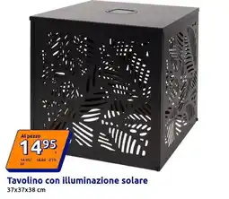 Action Tavolino con illuminazione solare offerta