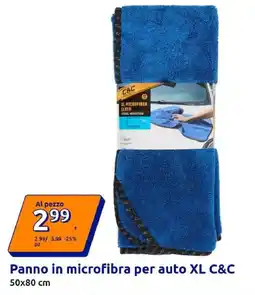 Action Panno in microfibra per auto XL C&C offerta